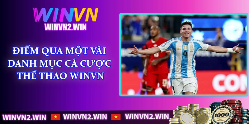 Điểm qua một vài danh mục cá cược thể thao WINVN